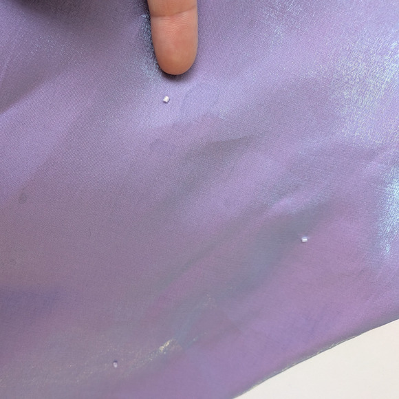 Vintage Nites Prom Dress Maxi Gown 8 Purple Y2K Fairy Princess Glam Bead Satin - Picture 14 of 15